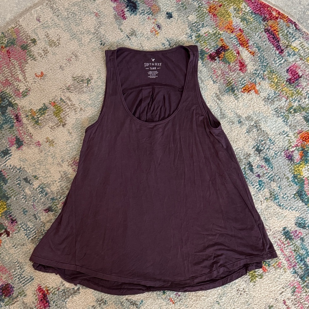 American Eagle Outfitters Soft & Sexy Purple Tank